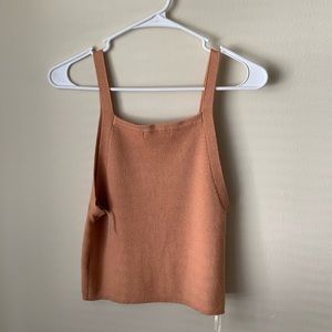 NWOT tan tank top